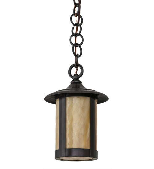 Meyda Tiffany 171731 One Light Mini Pendant, Craftsman Brown