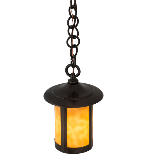Meyda Tiffany 171731 One Light Mini Pendant, Craftsman Brown