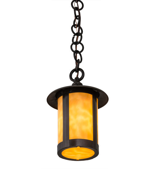 Meyda Tiffany 171731 One Light Mini Pendant, Craftsman Brown