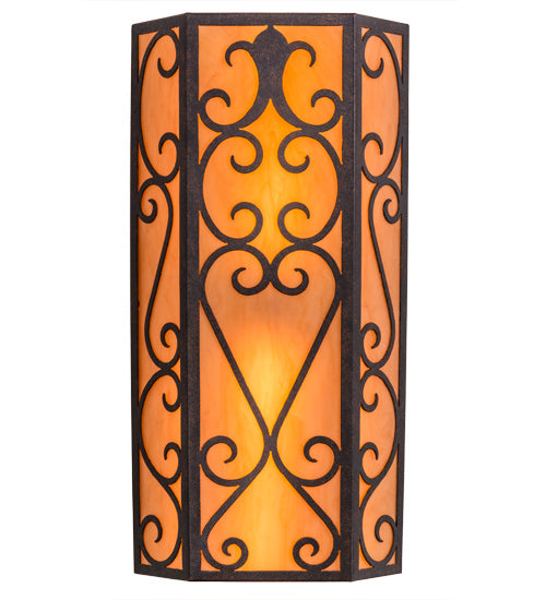 Meyda Tiffany 115486 Two Light Wall Sconce, Cajun Spice