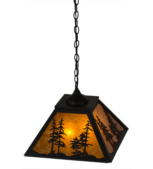 Meyda Tiffany 133566 Two Light Pendant, Textured Black