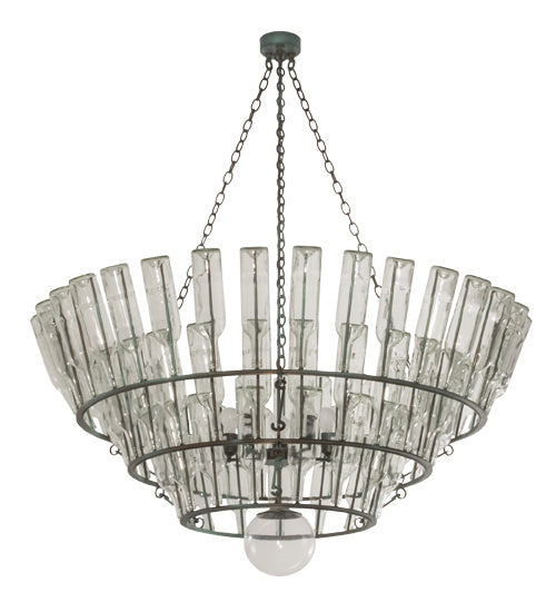 Meyda Tiffany 160037 Five Light Chandelier, Verdigris