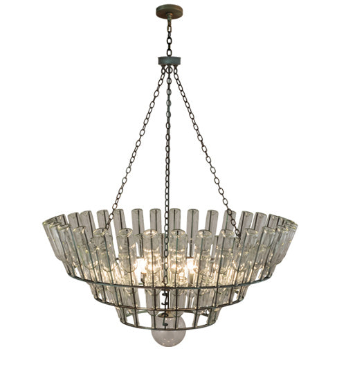 Meyda Tiffany 160037 Five Light Chandelier, Verdigris