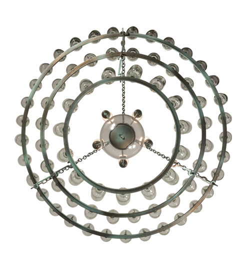 Meyda Tiffany 160037 Five Light Chandelier, Verdigris