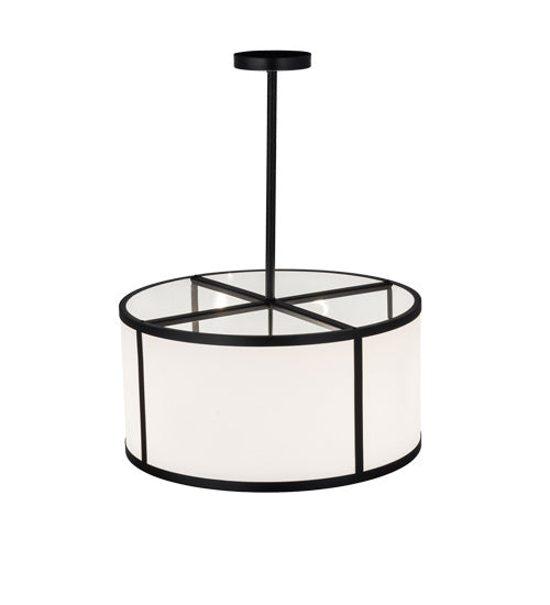 Meyda Tiffany 162888 Two Light Pendant, Matte Black
