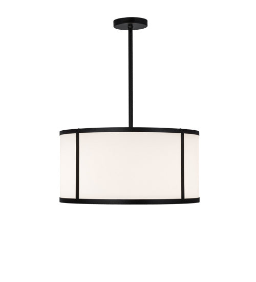 Meyda Tiffany 162888 Two Light Pendant, Matte Black