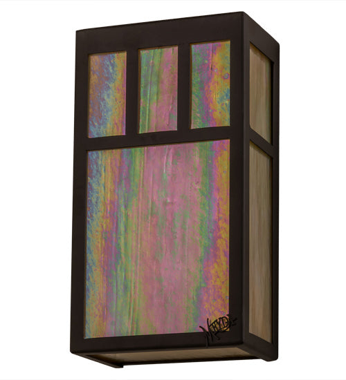 Meyda Tiffany 168885 Two Light Wall Sconce, Oil Rubbed Bronze