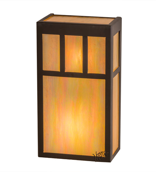 Meyda Tiffany 168885 Two Light Wall Sconce, Oil Rubbed Bronze