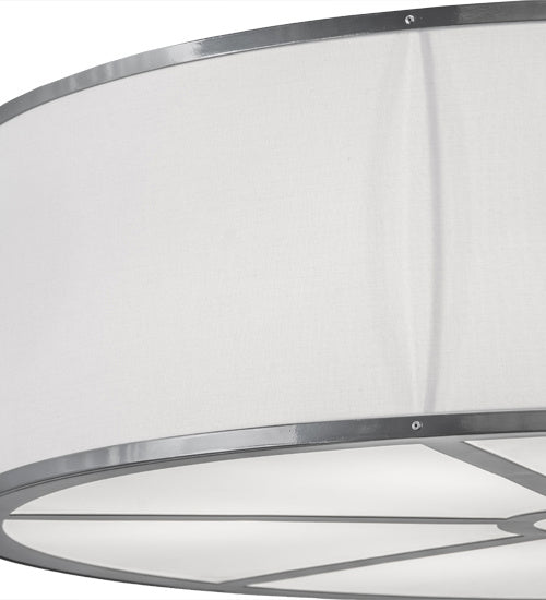 Meyda Tiffany 169152 Six Light Flushmount, Extreme Chrome