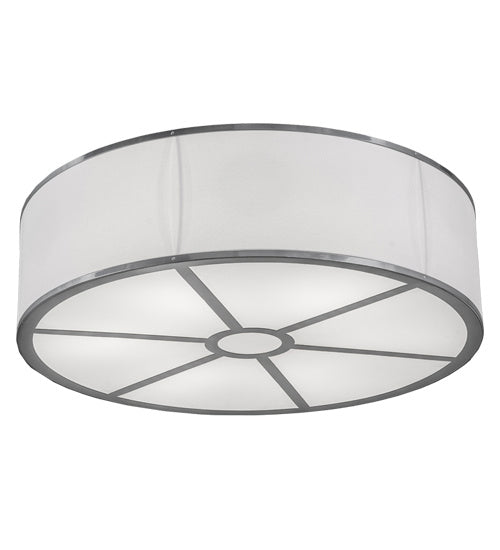 Meyda Tiffany 169152 Six Light Flushmount, Extreme Chrome