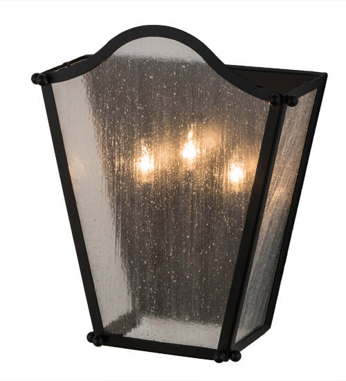 Meyda Tiffany 170629 Three Light Wall Sconce, Blackwash