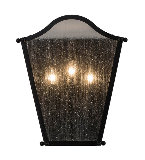 Meyda Tiffany 170629 Three Light Wall Sconce, Blackwash