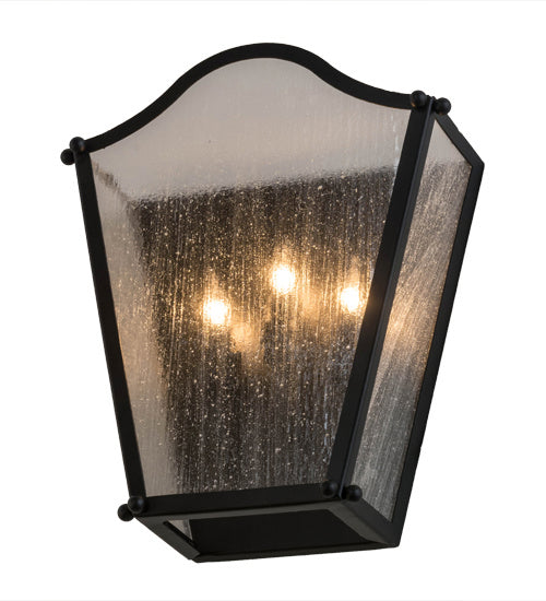 Meyda Tiffany 170629 Three Light Wall Sconce, Blackwash