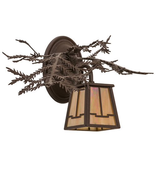 Meyda Tiffany 170877 One Light Wall Sconce, Cafe Noir