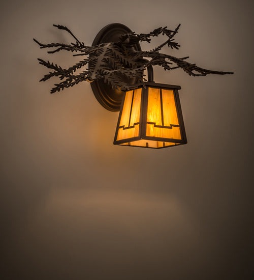 Meyda Tiffany 170877 One Light Wall Sconce, Cafe Noir