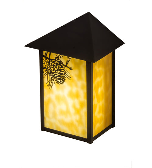 Meyda Tiffany 170970 LED Wall Sconce, Craftsman Brown