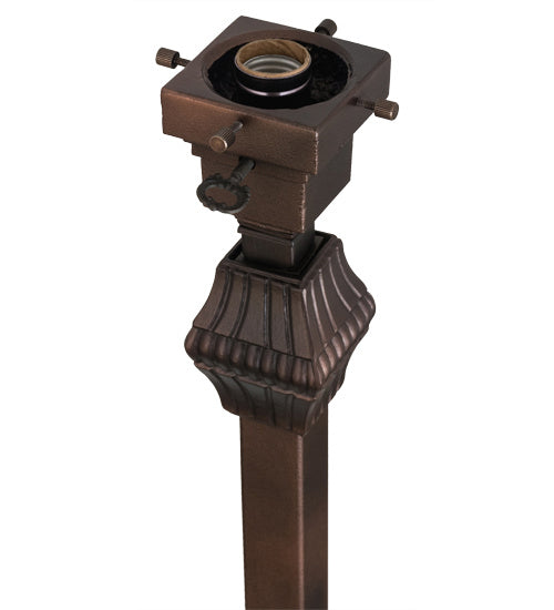 Meyda Tiffany 172176 One Light Floor Base, Mahogany Bronze