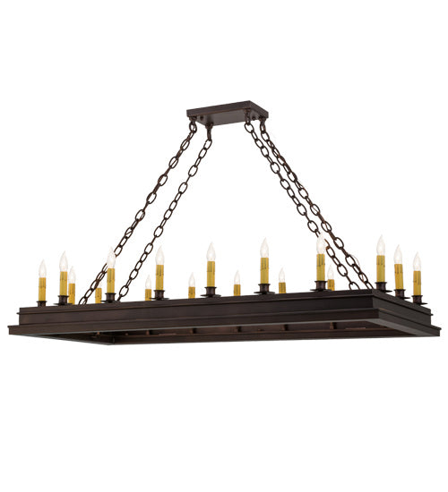Meyda Tiffany 172607 18 Light Pendant, Mahogany Bronze
