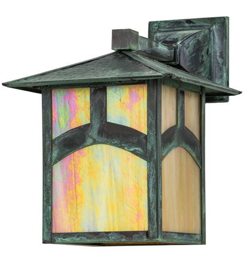 Meyda Tiffany 39414 One Light Wall Sconce, Verdigris