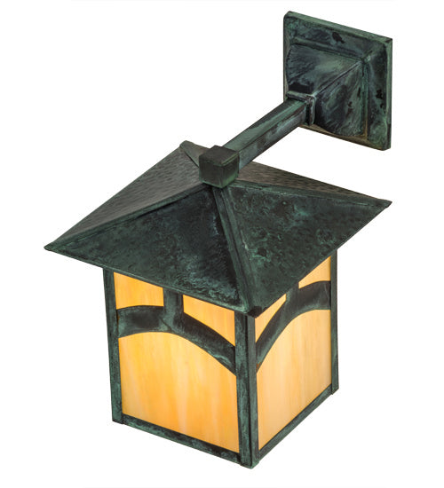 Meyda Tiffany 39414 One Light Wall Sconce, Verdigris