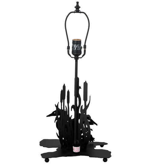 Meyda Tiffany 47669 Two Light Table Base, Textured Black