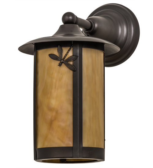 Meyda Tiffany 54157 One Light Wall Sconce, Craftsman Brown