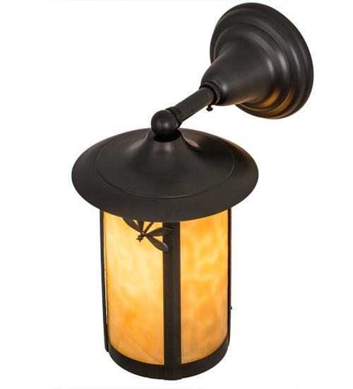 Meyda Tiffany 54157 One Light Wall Sconce, Craftsman Brown
