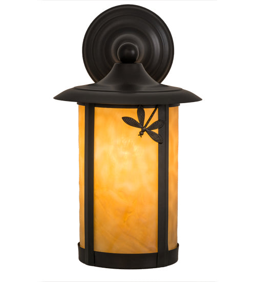 Meyda Tiffany 54157 One Light Wall Sconce, Craftsman Brown