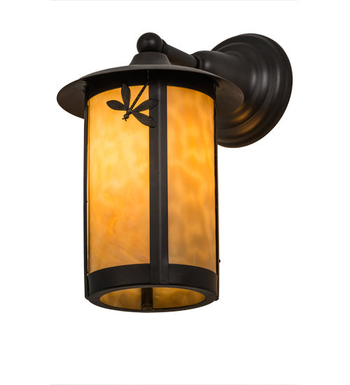 Meyda Tiffany 54157 One Light Wall Sconce, Craftsman Brown