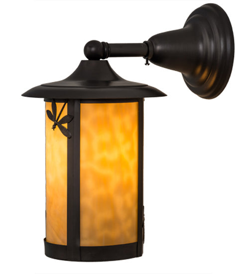 Meyda Tiffany 54157 One Light Wall Sconce, Craftsman Brown