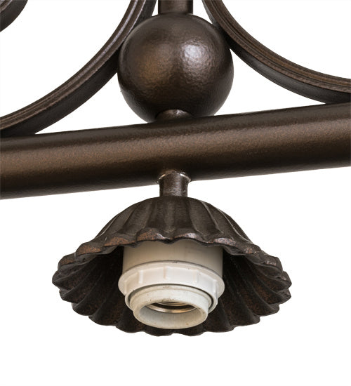 Meyda Tiffany 68210 Three Light Island Pendant, Copper Vein
