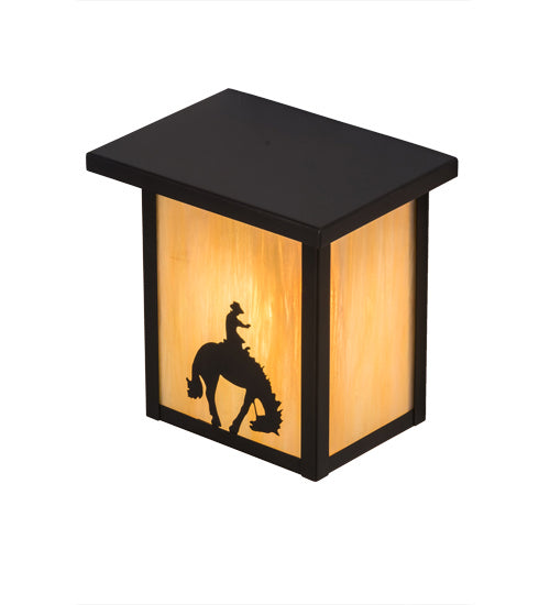 Meyda Tiffany 27965 One Light Wall Sconce, Craftsman Brown