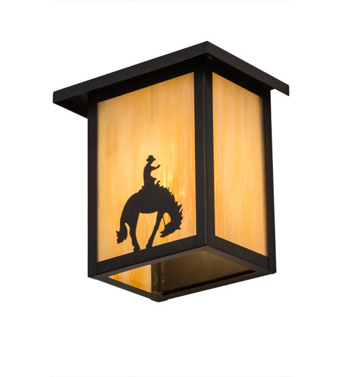Meyda Tiffany 27965 One Light Wall Sconce, Craftsman Brown