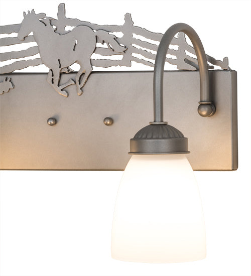 Meyda Tiffany 175221 Two Light Wall Sconce, Industrial Steel