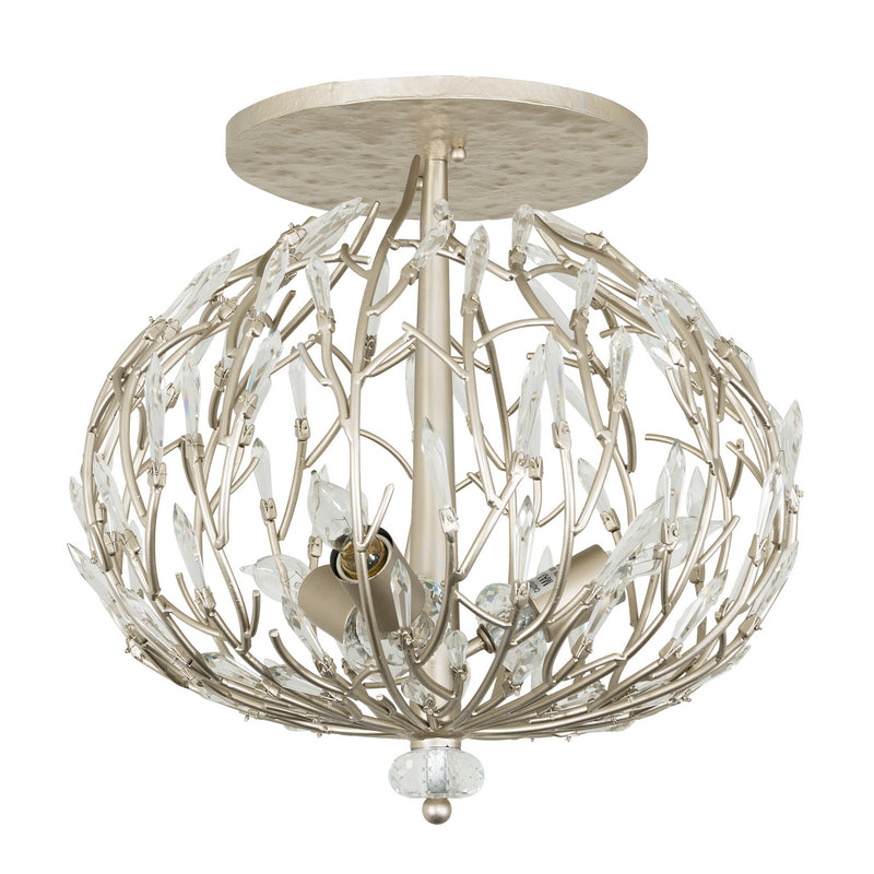 Varaluz 271S03GD Three Light Ceiling Mount, Gold Dust