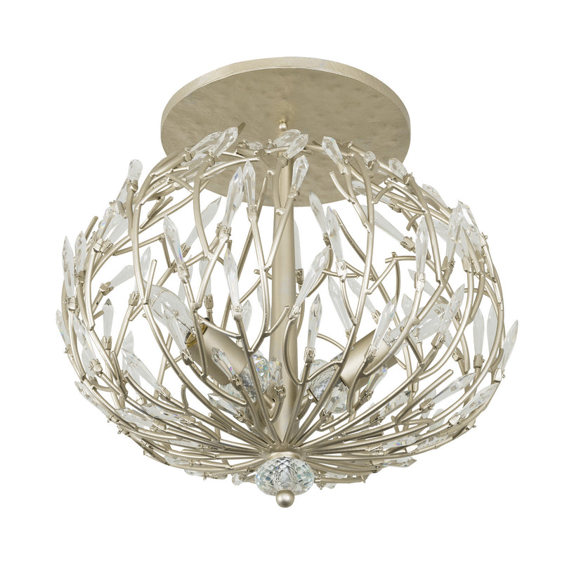 Varaluz 271S03GD Three Light Ceiling Mount, Gold Dust