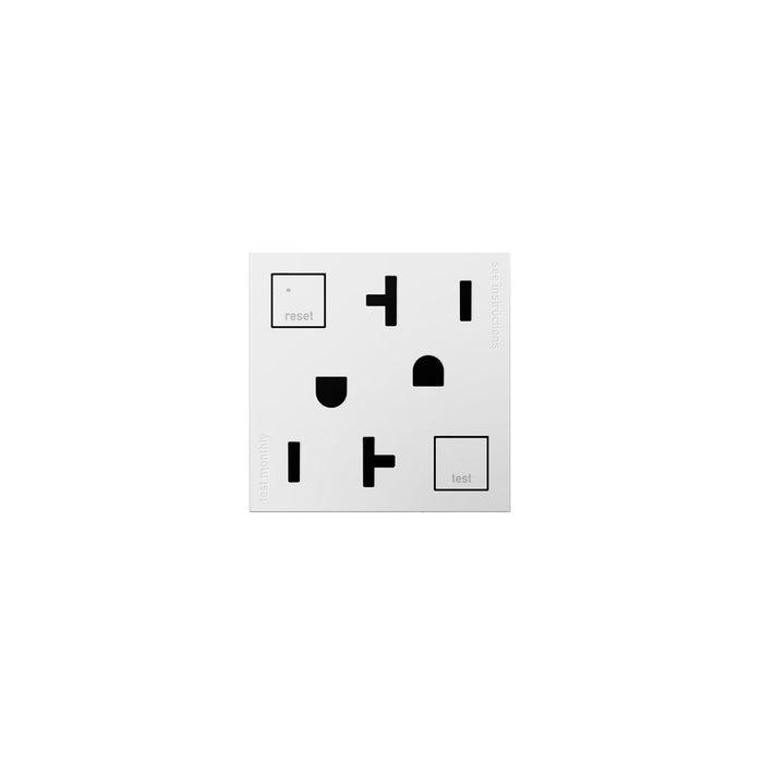 Legrand AGFTR2202W4 Duplex Self-Test GFCI Receptacles, White