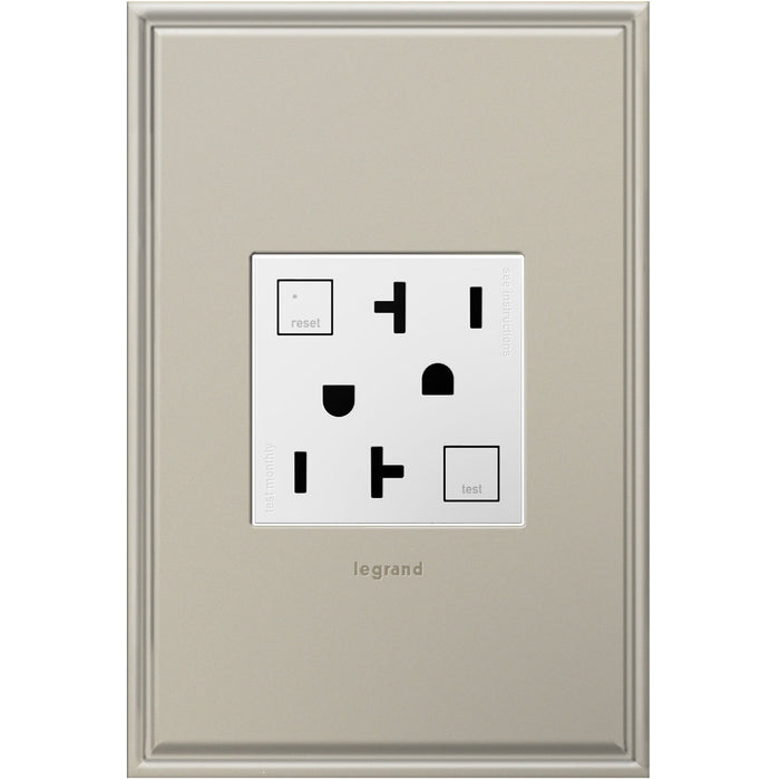 Legrand AGFTR2202W4 Duplex Self-Test GFCI Receptacles, White