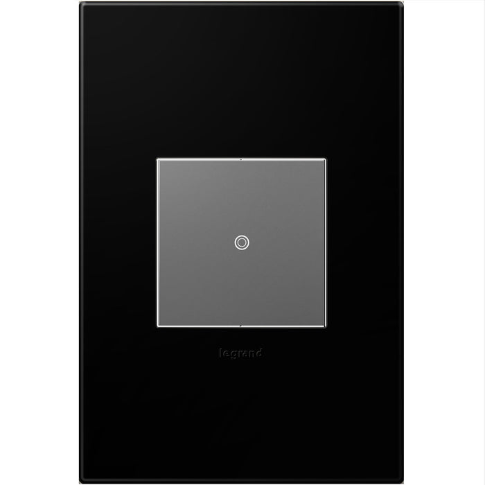 Legrand AWP1G2NK4 Gang Wall Plate, Black