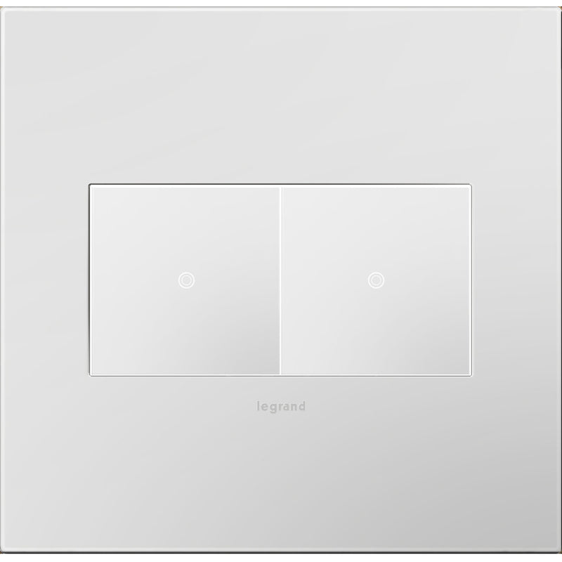 Legrand AWP2GPW4 Gang Wall Plate, White