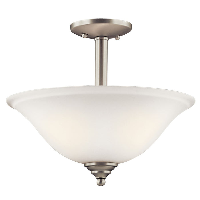 Kichler 3694NIWL18 LED Pendant/Semi Flush, Brushed Nickel
