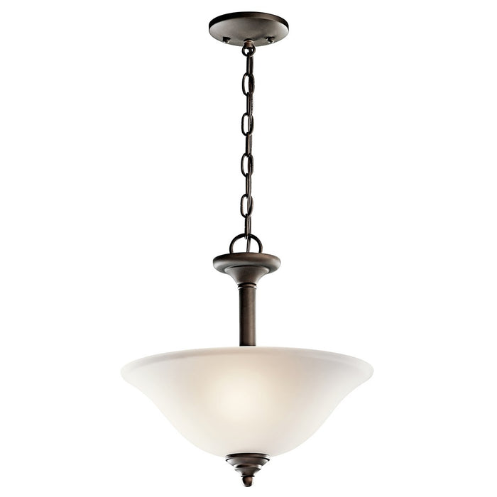 Kichler 3694OZWL18 LED Pendant/Semi Flush, Olde Bronze