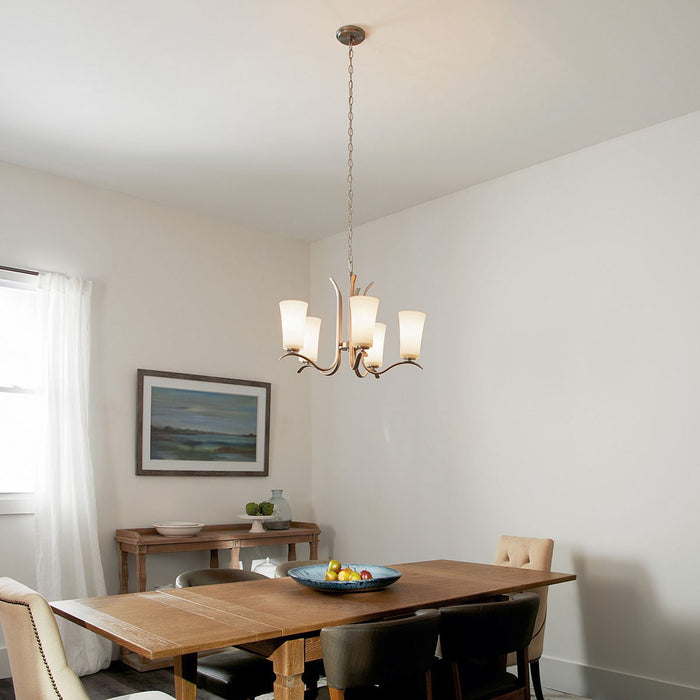 Kichler 43074NIL18 LED Chandelier, Brushed Nickel