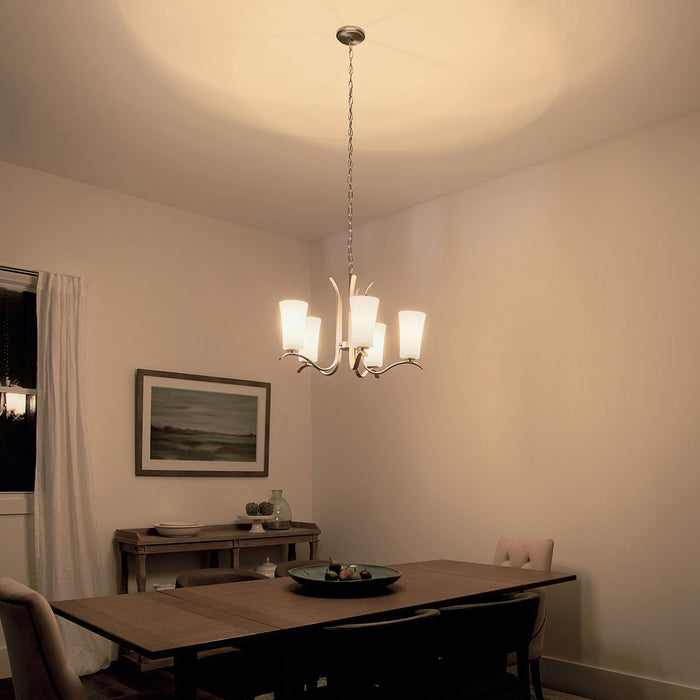 Kichler 43074NIL18 LED Chandelier, Brushed Nickel