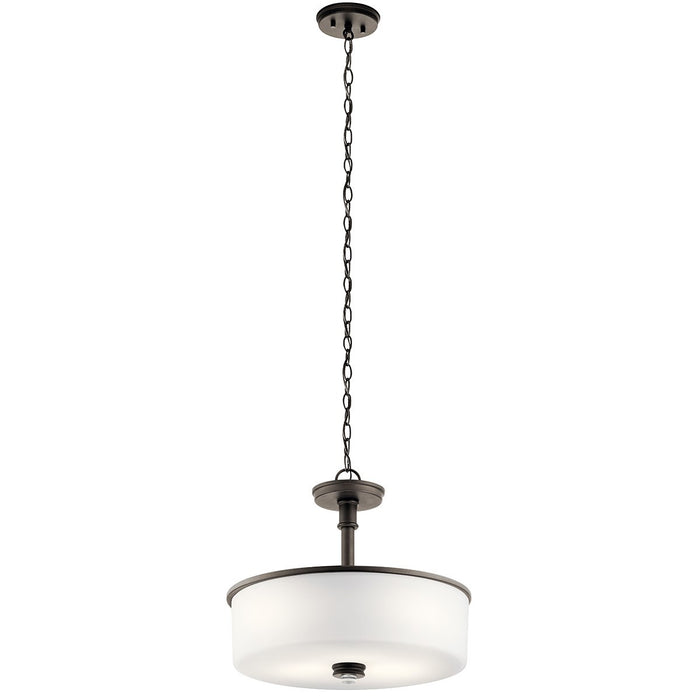 Kichler 43925OZL18 LED Pendant/Semi Flush, Olde Bronze