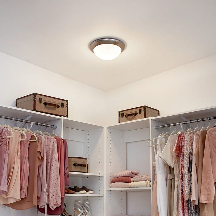 Kichler 8881NIL18 LED Flush Mount, Brushed Nickel