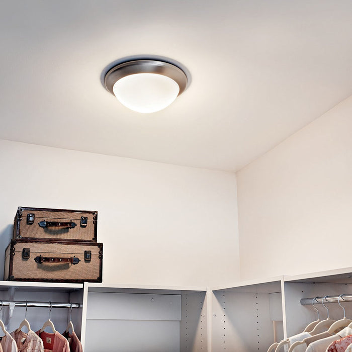 Kichler 8881NIL18 LED Flush Mount, Brushed Nickel