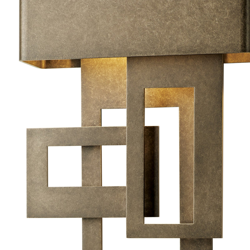 Hubbardton Forge 302520-LED-RGT-77 LED Outdoor Wall Sconce, Coastal Dark Smoke