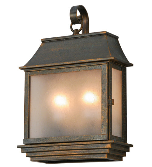Meyda Tiffany 182587 Two Light Wall Sconce, Golden Bronze