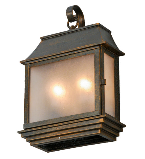 Meyda Tiffany 182587 Two Light Wall Sconce, Golden Bronze